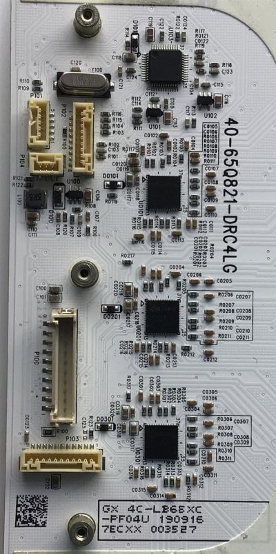 KIT DE LED'S PARA TV TCL ((INCOMPLETO SOLO 9 PIEZAS)) / NUMERO DE PARTE 40-65Q82-DRC4LG / GX 4C-LB65XB-PF04U / GX 4C-LB65XA-PF04U / GX 4C-LB65XC-PF04U / 190916 / PANEL LVU650NDBL / MODELO 65Q825 - Imagen 2